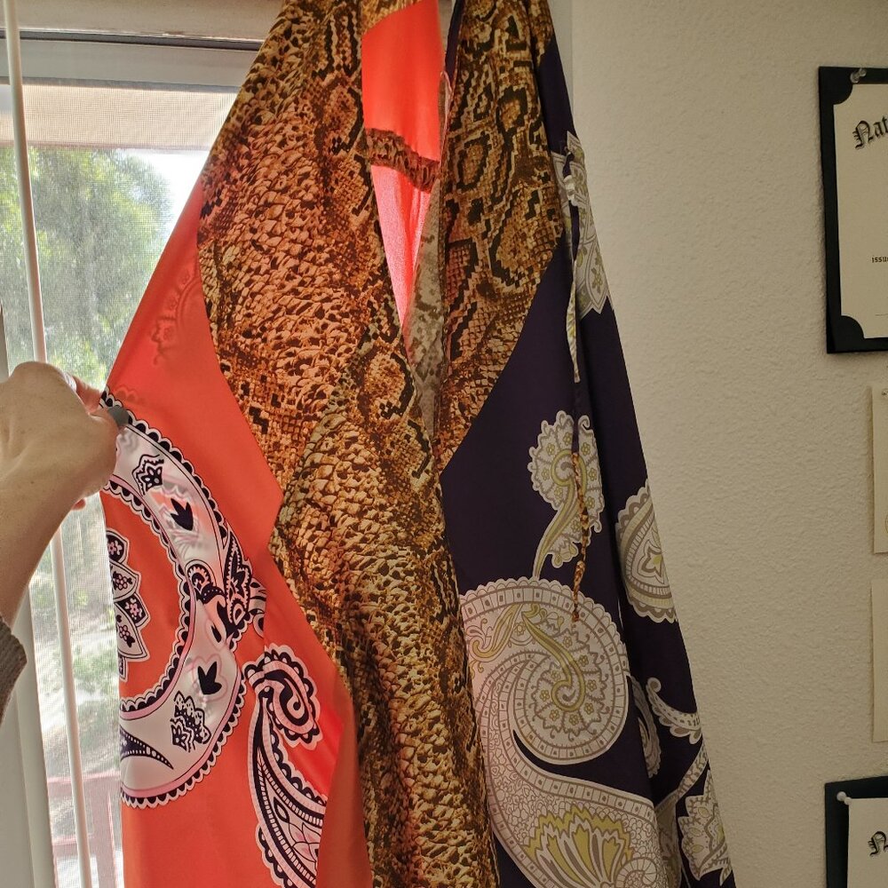 Gorgeous Boutique Long Backless Tie Dress - Looks like Gucci or Versace